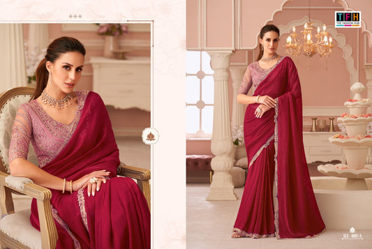 Sls-8001-A Salsa Style Tfh Georgette Sarees