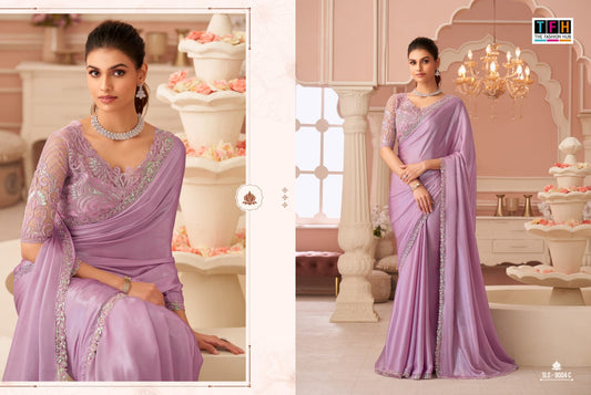 Sls-8004-C Salsa Style Tfh Shimmer Sarees
