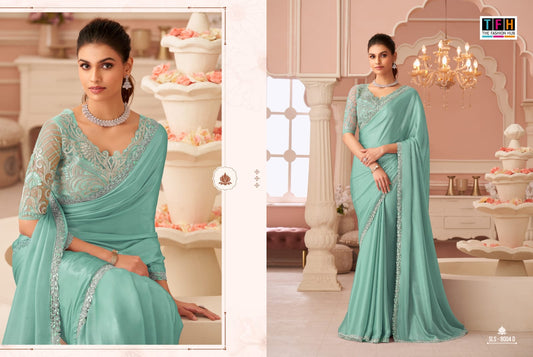 Sls-8004-D Salsa Style Tfh Shimmer Sarees