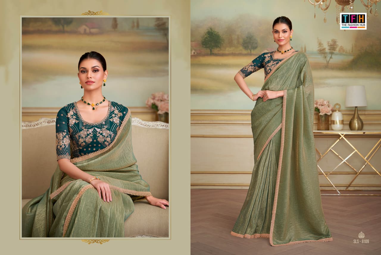 Sls-8109 Salsa Style Vol-05 Tfh Georgette Sarees
