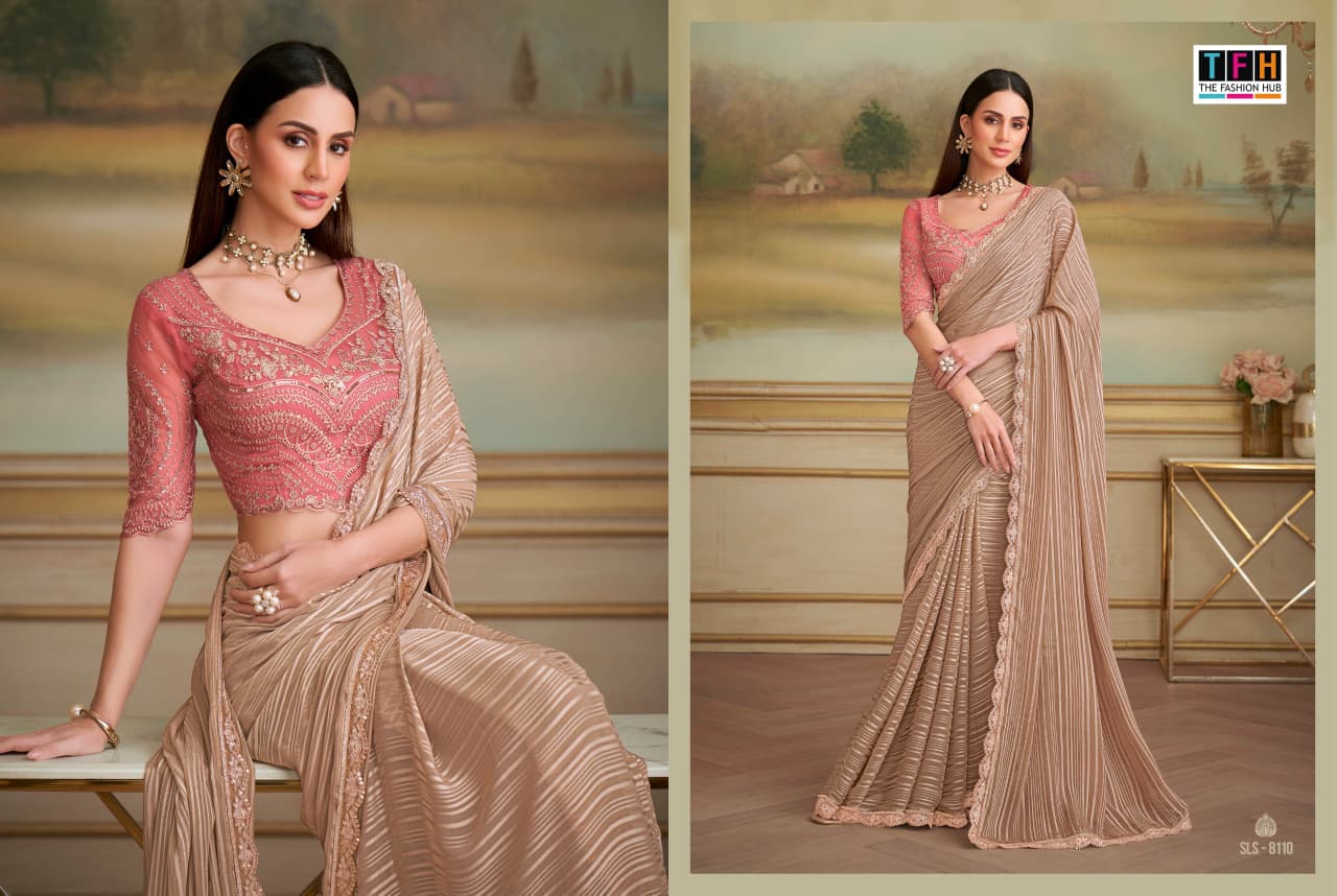 Sls-8110 Salsa Style Vol-05 Tfh Georgette Sarees