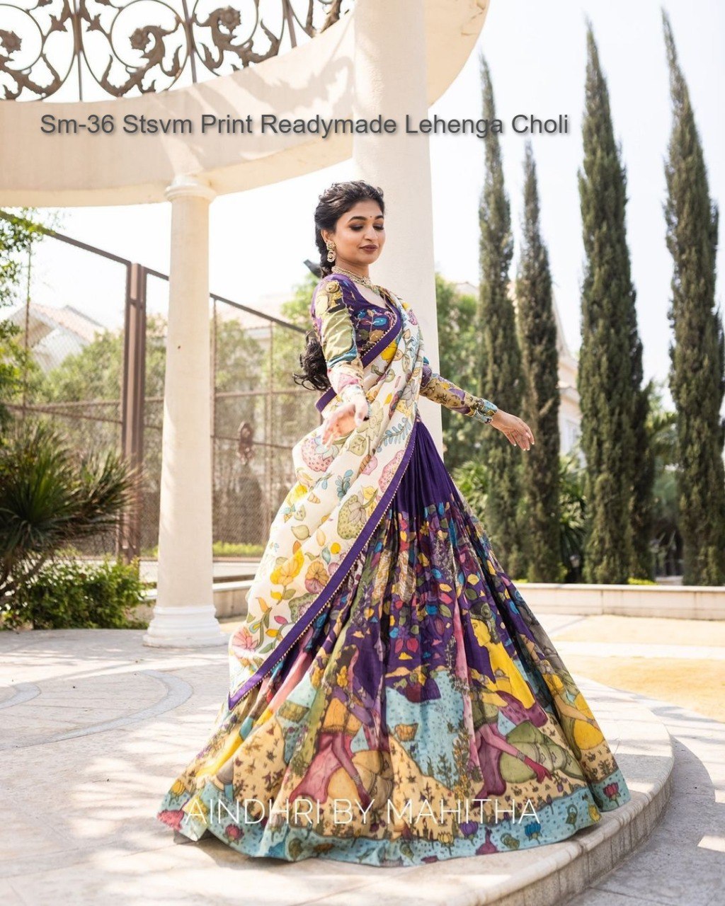 Sm-36 Stsvm Print Readymade Lehenga Choli