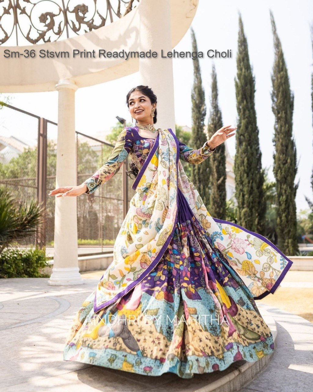 Sm-36 Stsvm Print Readymade Lehenga Choli