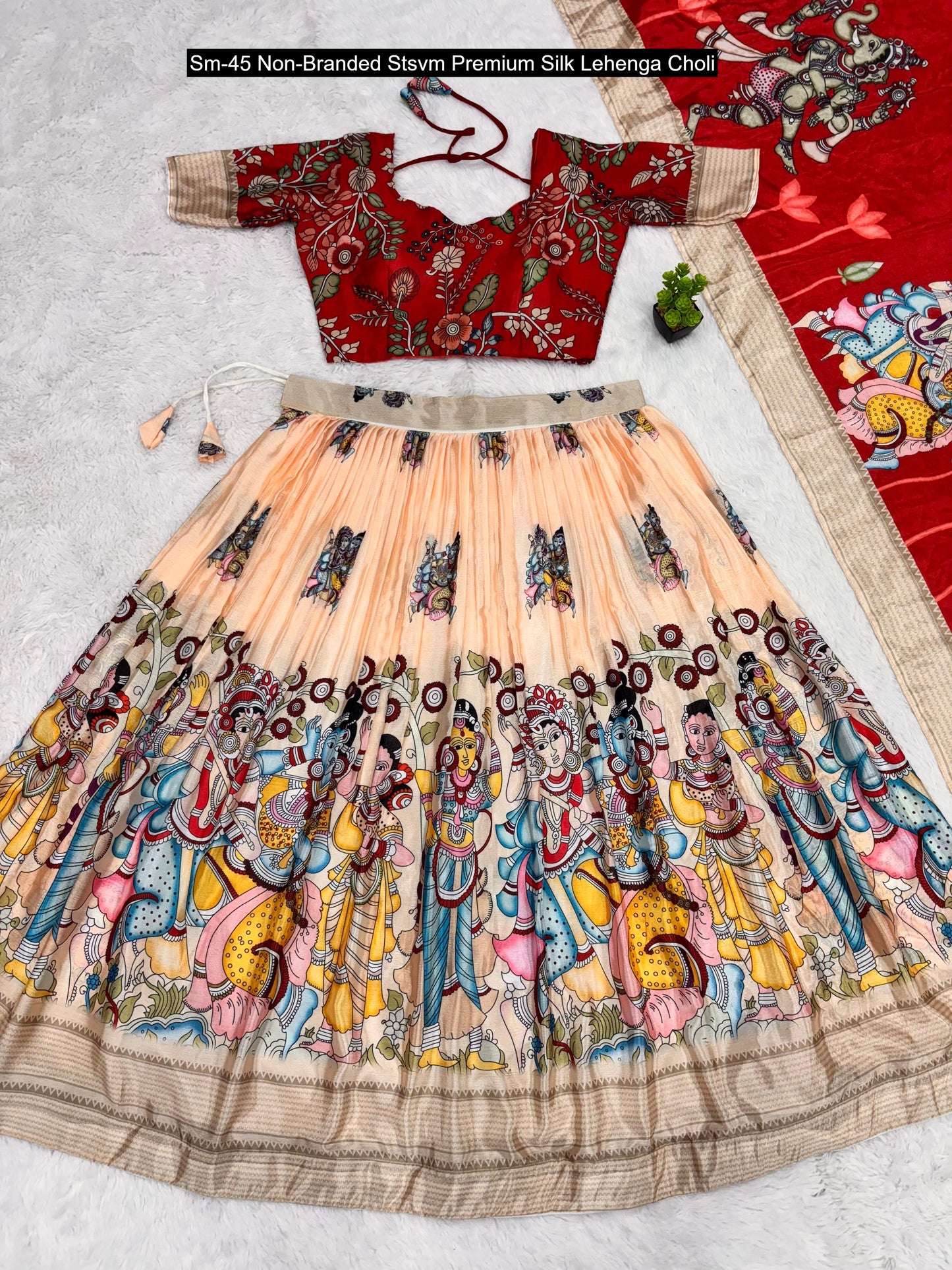 Sm-45 Non-Branded Stsvm Premium Silk Lehenga Choli