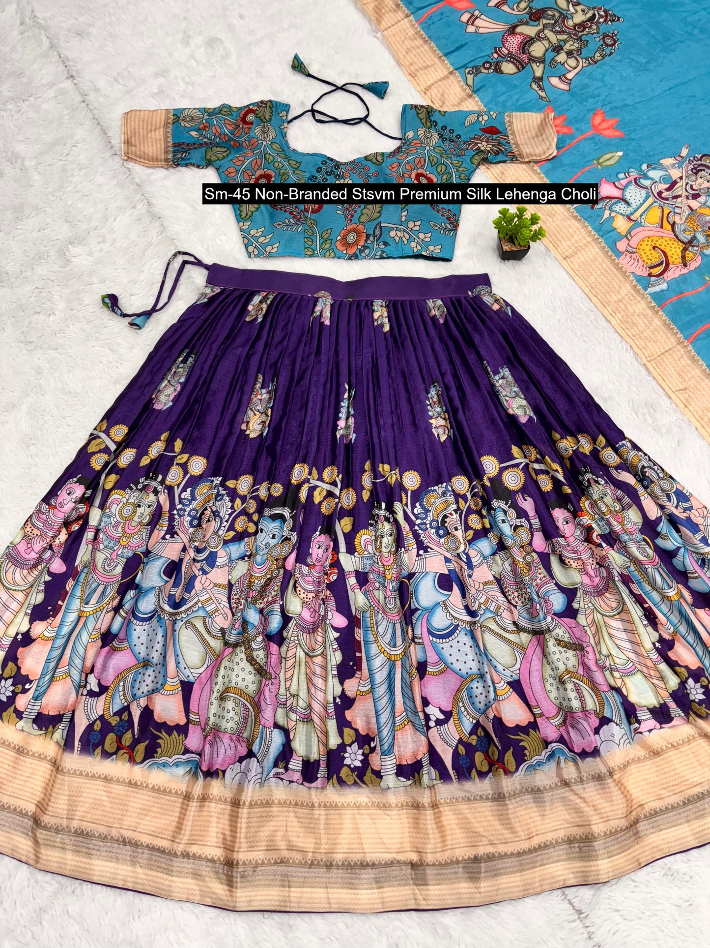 Sm-45 Non-Branded Stsvm Premium Silk Lehenga Choli