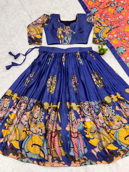 Sm-50 Non-Branded Stsvm Pure Cotton Readymade Lehenga Choli