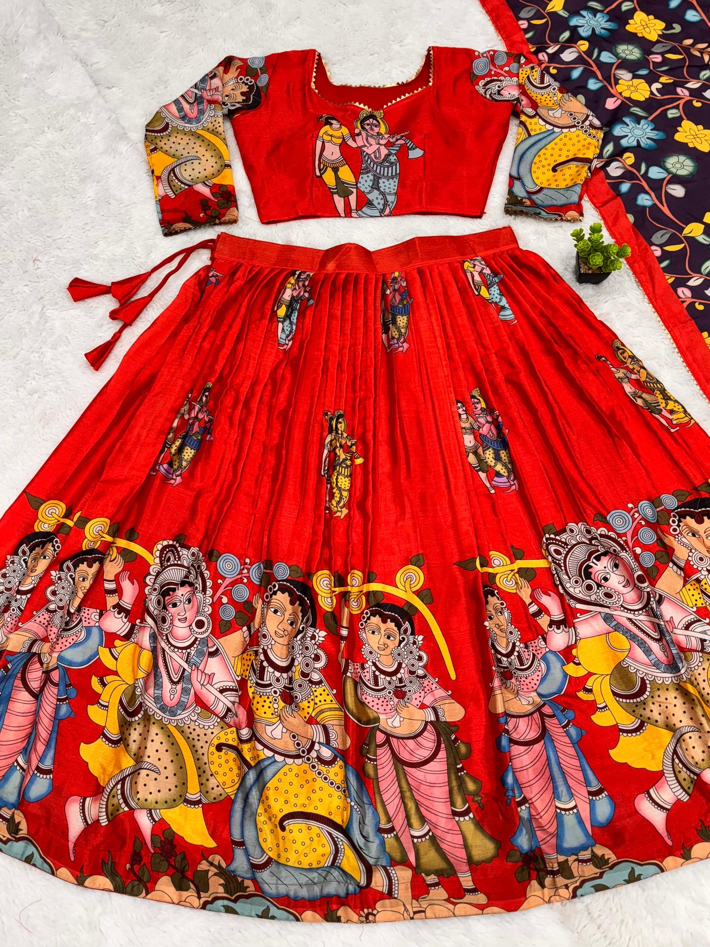 Sm-50 Non-Branded Stsvm Pure Cotton Readymade Lehenga Choli