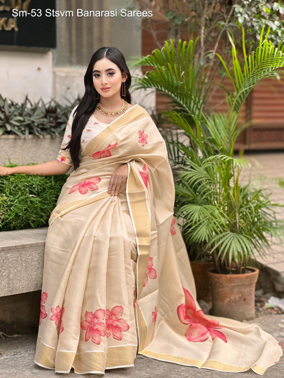 Sm-53 Stsvm Banarasi Sarees