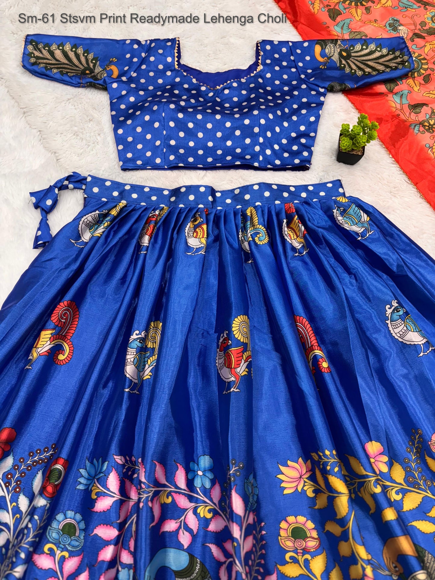 Sm-61 Stsvm Print Readymade Lehenga Choli