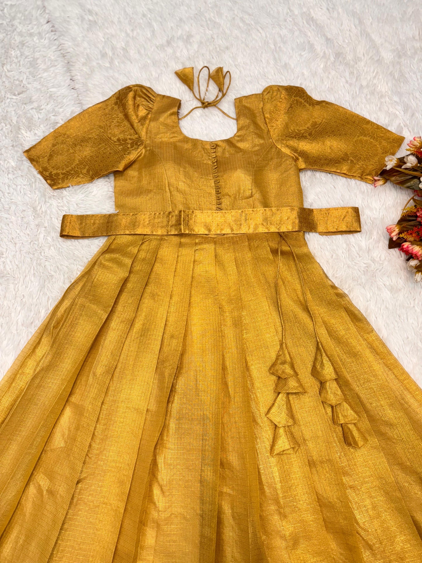 Sm-63 Non-Branded Stsvm Pure Banarasi One Piece Gown