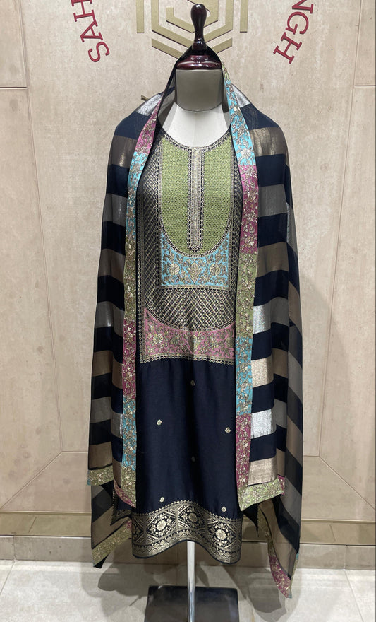 Sofiyat Naariti Jacquard Unstitched Suits