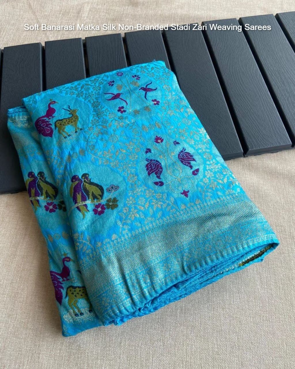 Soft Banarasi Matka Silk Non-Branded Stadi Zari Weaving Sarees