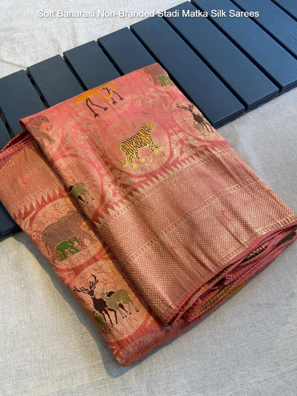 Soft Banarasi Non-Branded Stadi Matka Silk Sarees