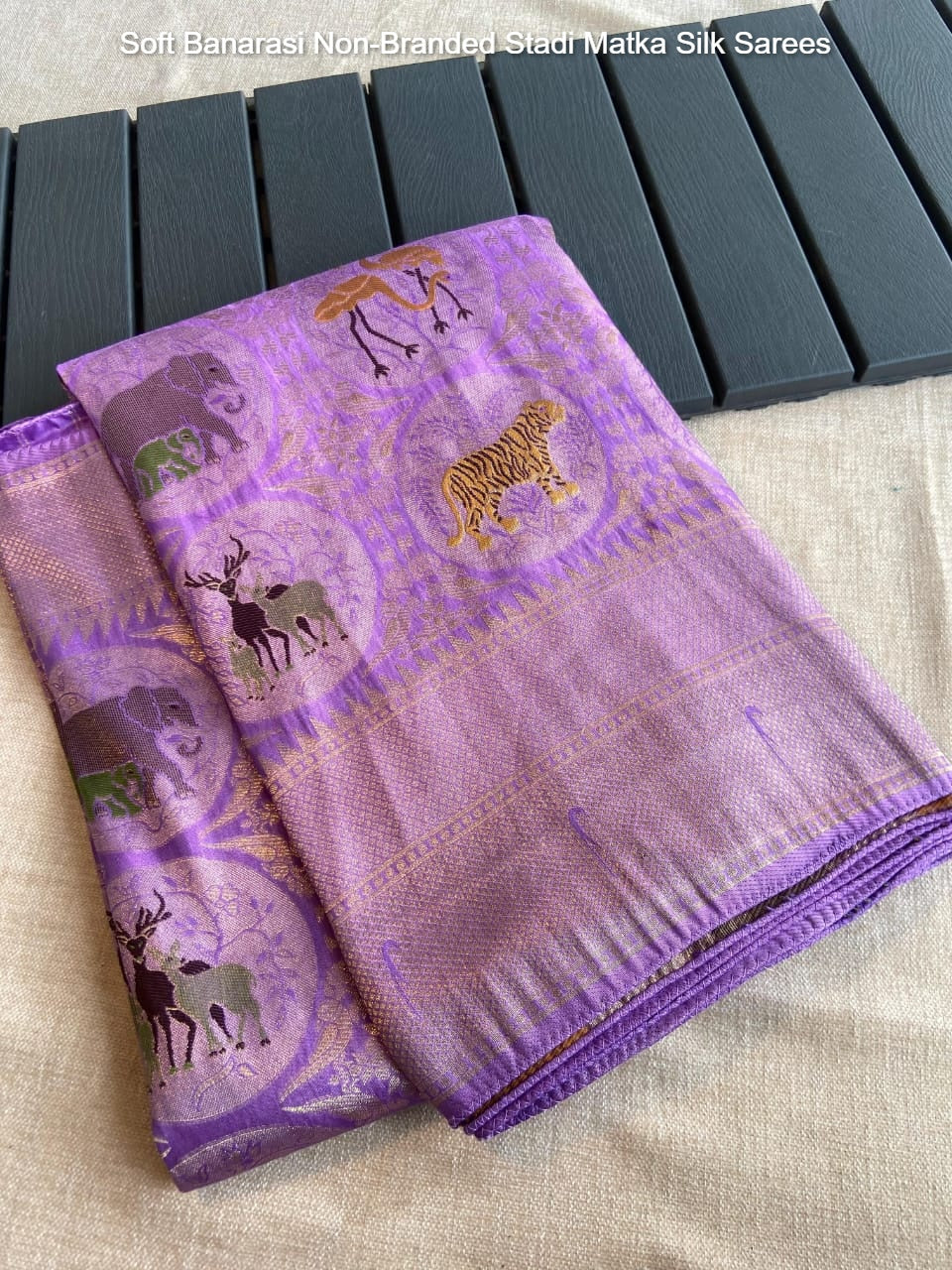 Soft Banarasi Non-Branded Stadi Matka Silk Sarees