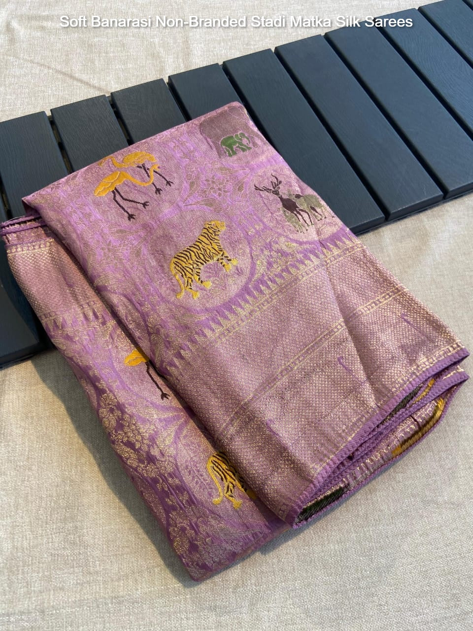 Soft Banarasi Non-Branded Stadi Matka Silk Sarees