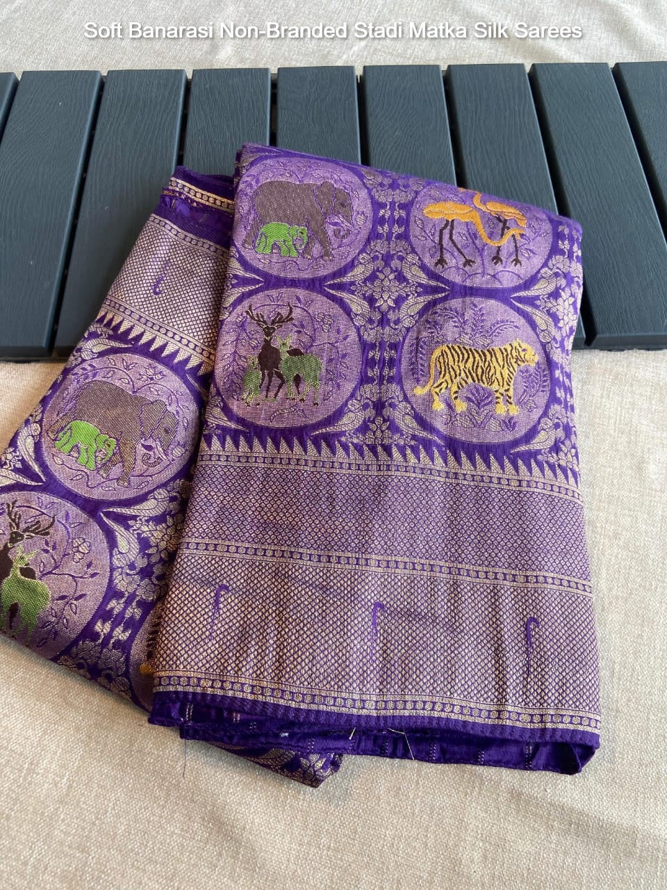 Soft Banarasi Non-Branded Stadi Matka Silk Sarees