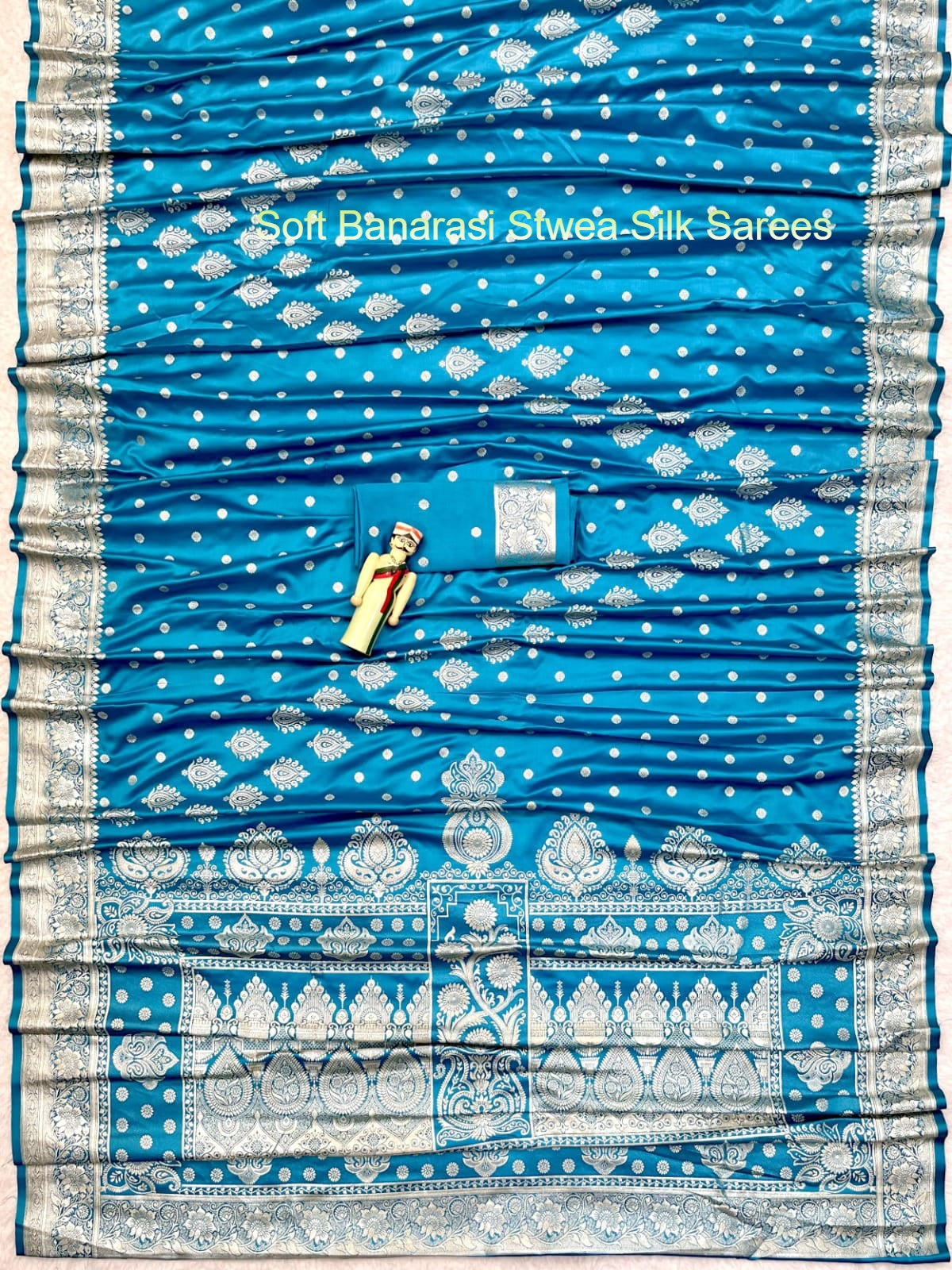 Soft Banarasi Stwea Silk Sarees