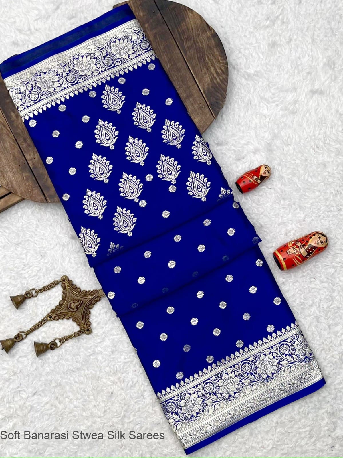 Soft Banarasi Stwea Silk Sarees