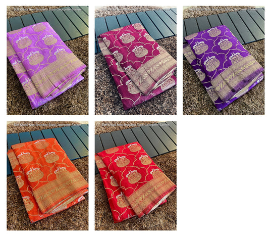Soft Khadi Non-Branded Stadi Georgette Sarees