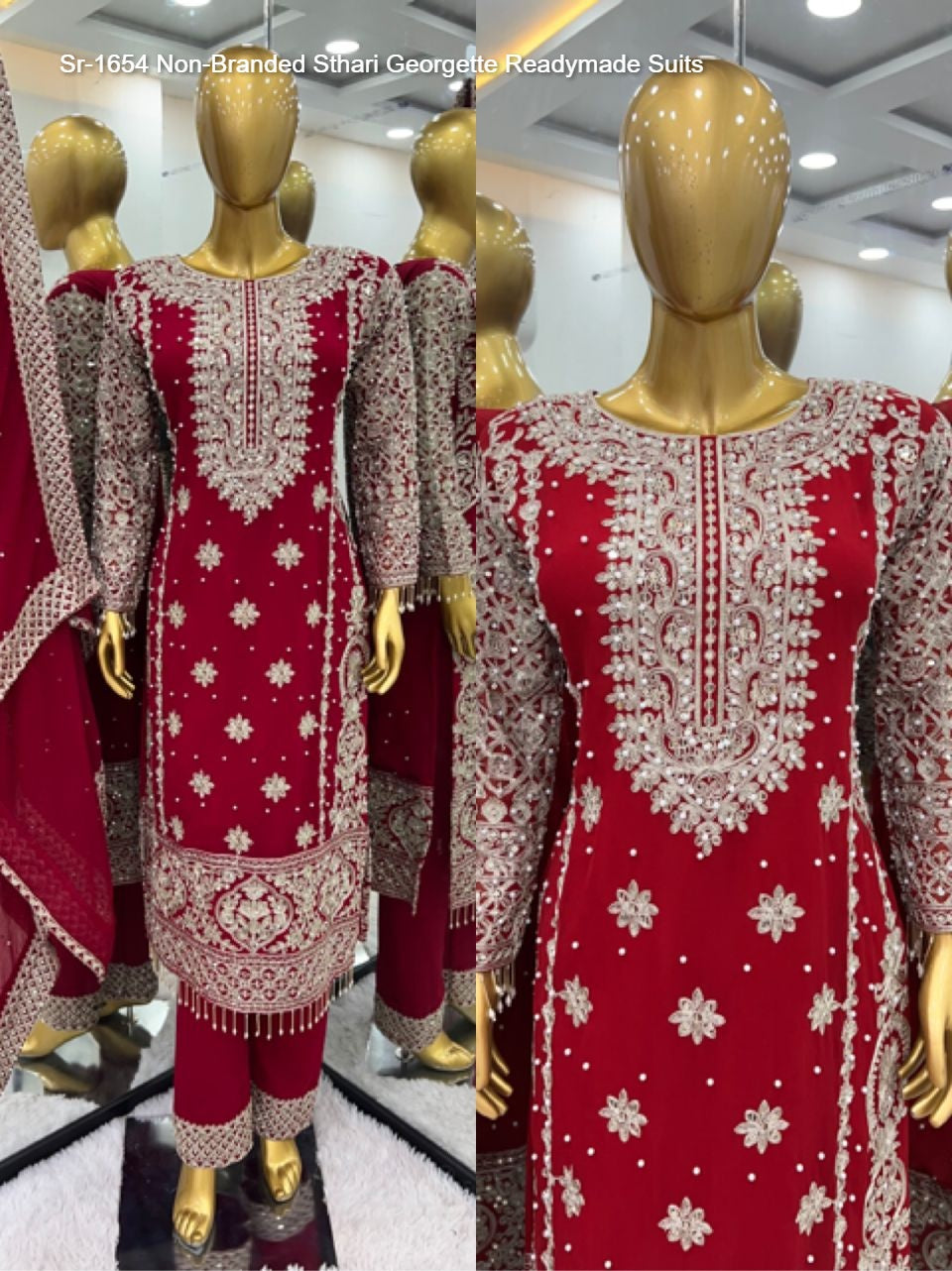 Sr-1654 Sthari Georgette Readymade Suits