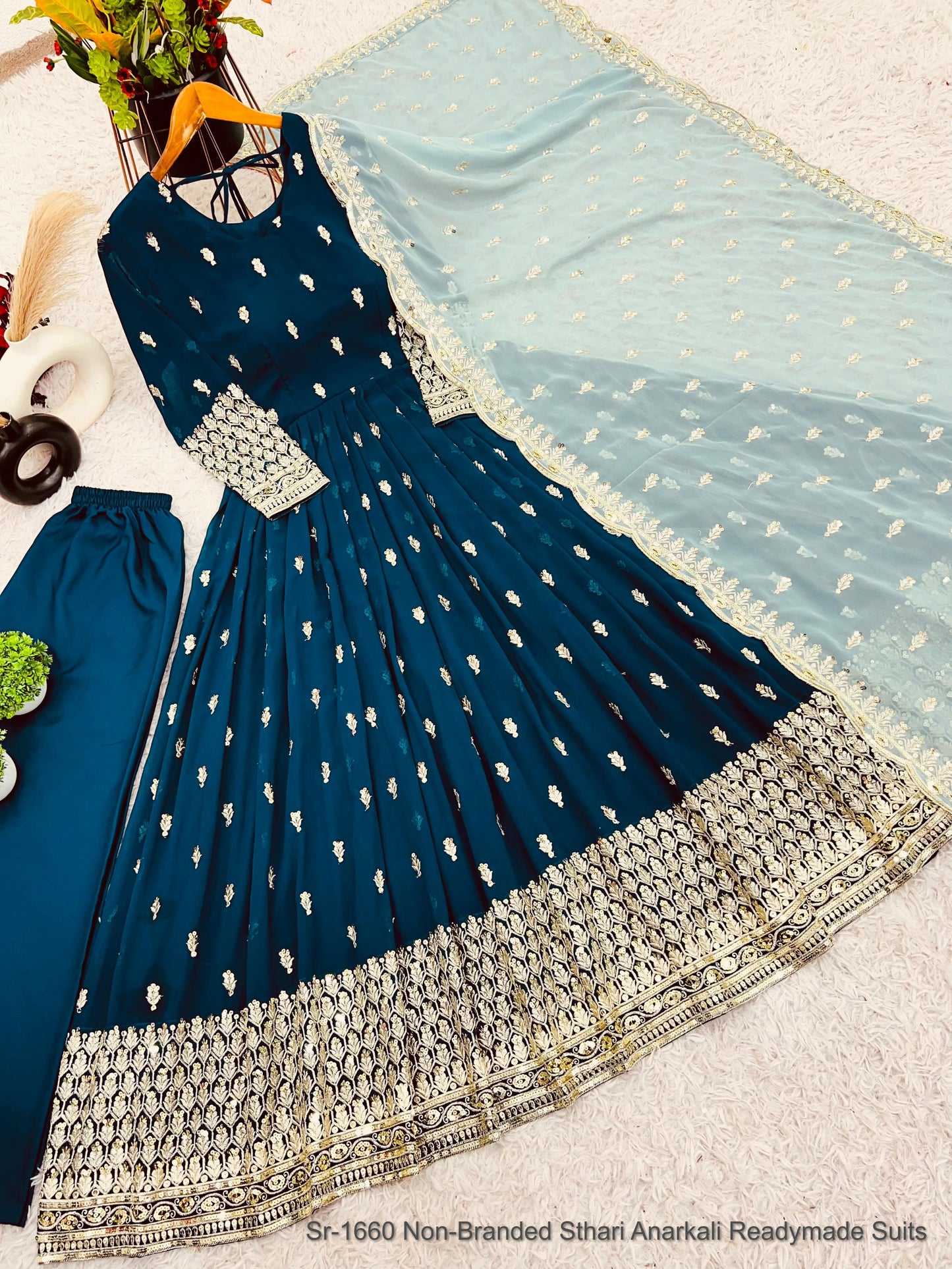 Sr-1660 Sthari Anarkali Readymade Suits