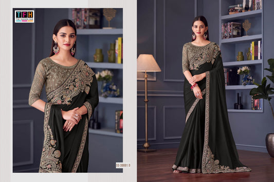 Ss-30001-D Silver Screen Tfh Silk Sarees