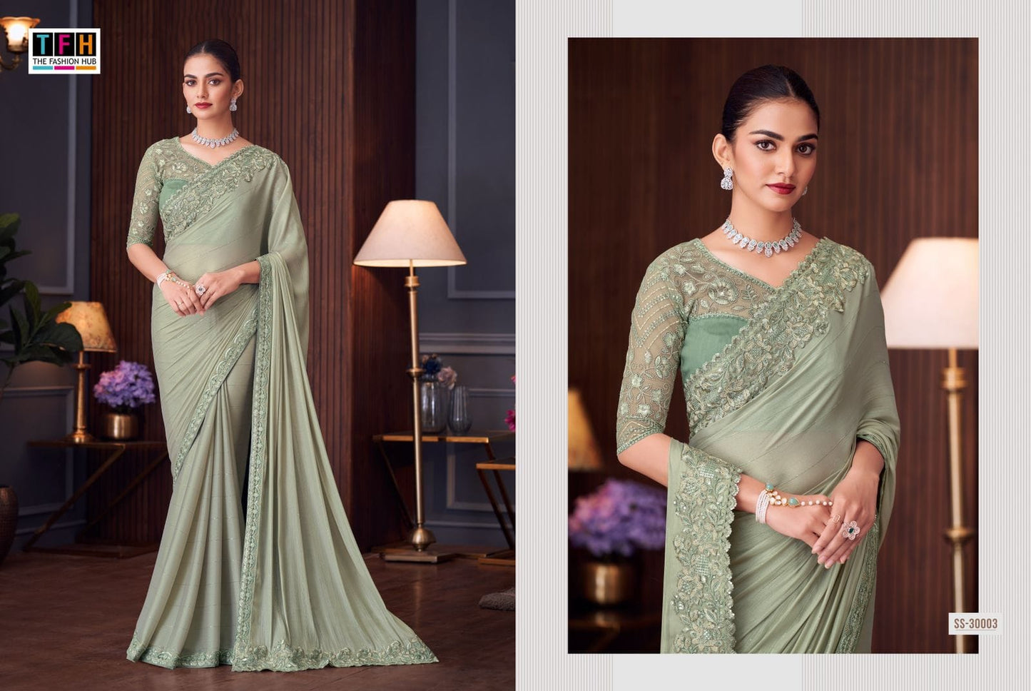 Ss-30003 Silver Screen 20 Tfh Silk Sarees