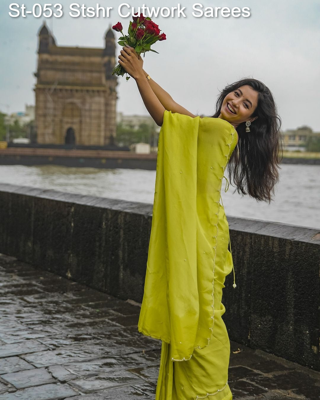 St-053 Stshr Cutwork Sarees