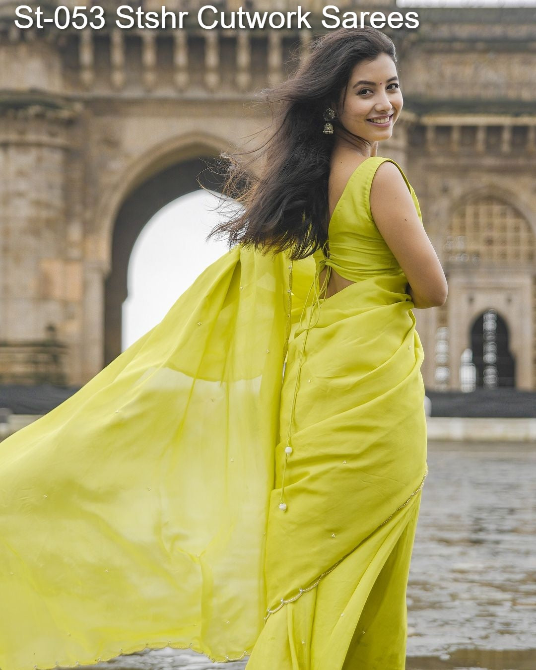 St-053 Stshr Cutwork Sarees