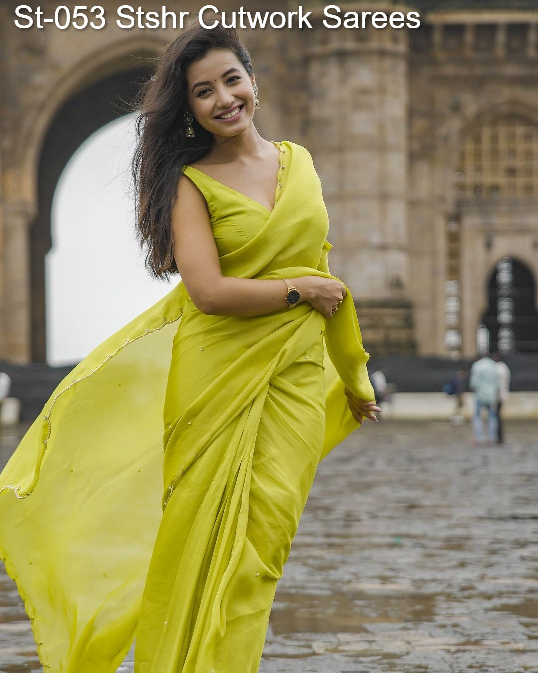 St-053 Stshr Cutwork Sarees