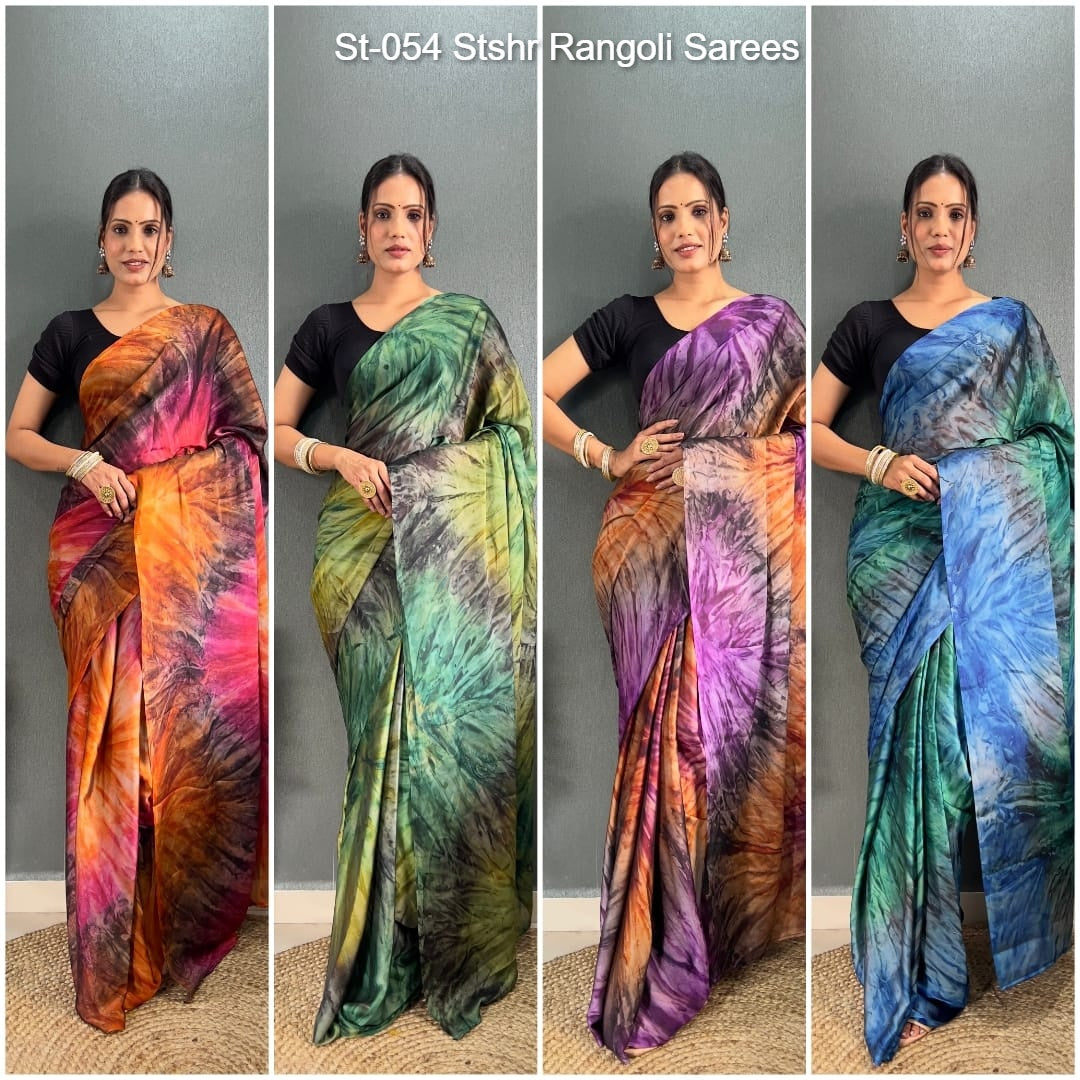 St-054 Stshr Rangoli Sarees