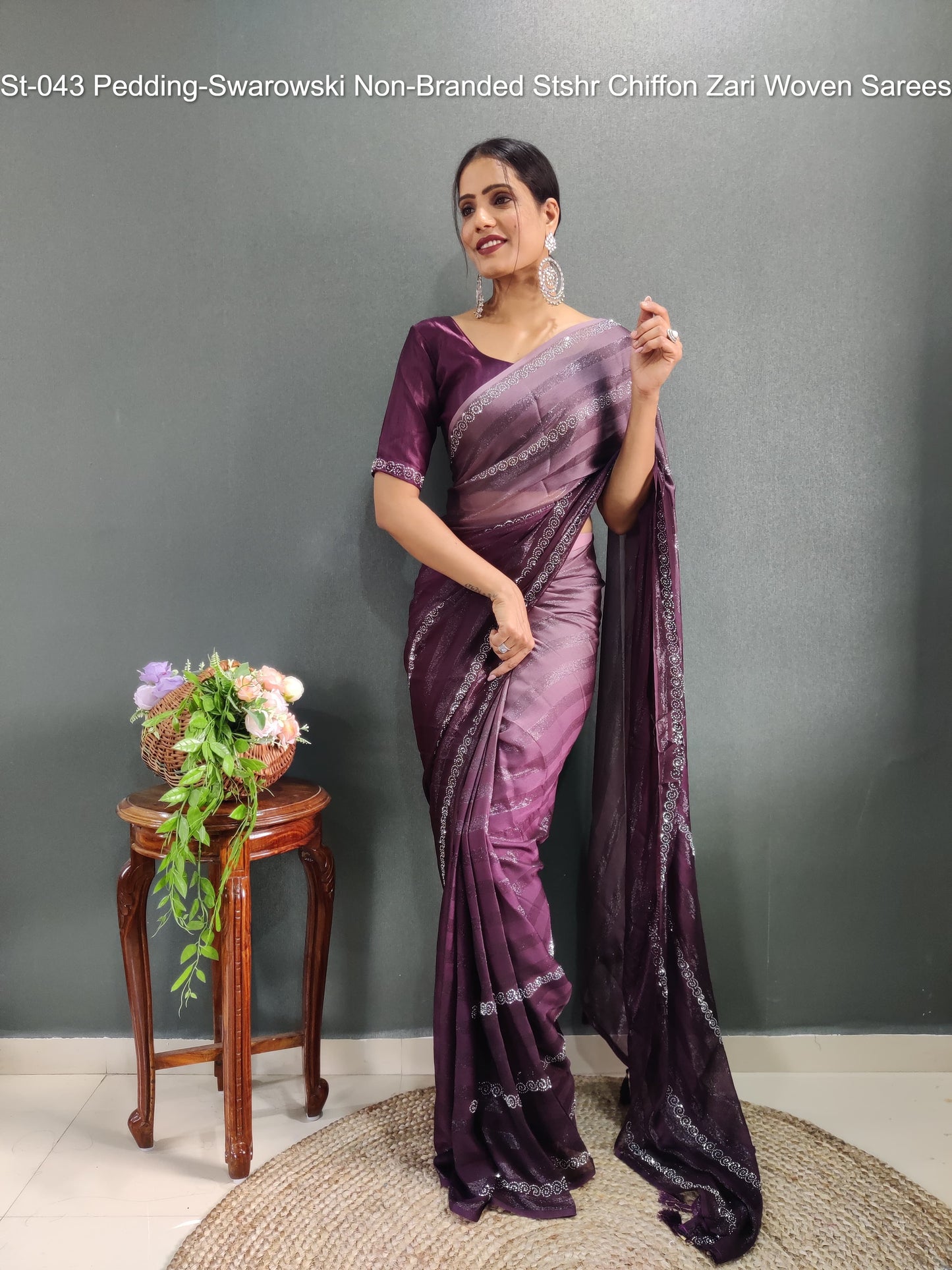 St-145 Shree Non-Branded Stshr Soft Moss Silk Sarees