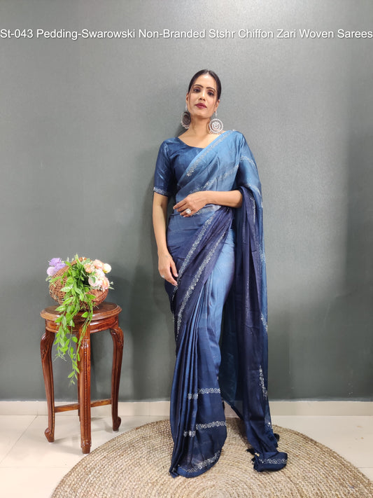 St-145 Shree Non-Branded Stshr Soft Moss Silk Sarees