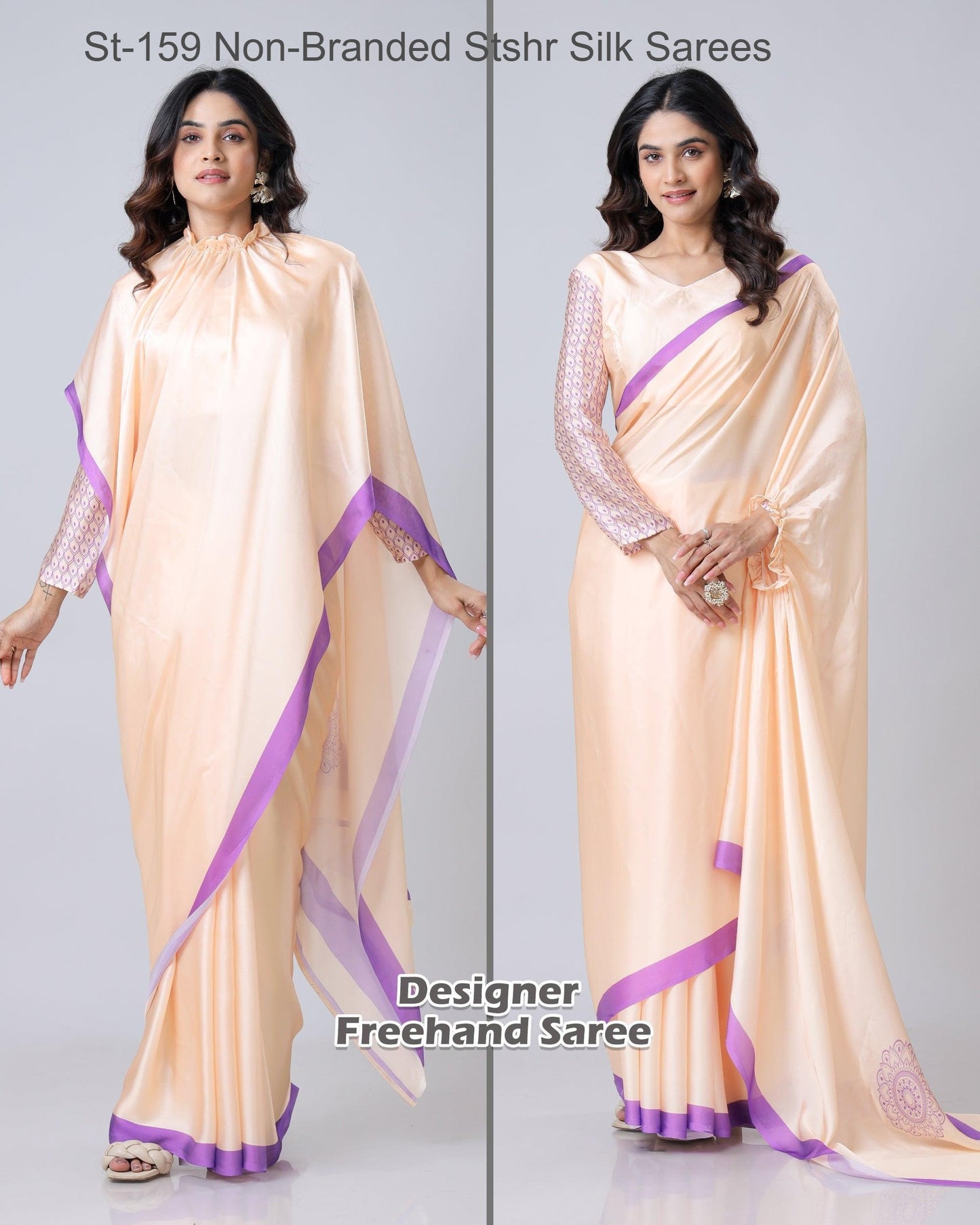 St-159 Non-Branded Stshr Silk Sarees
