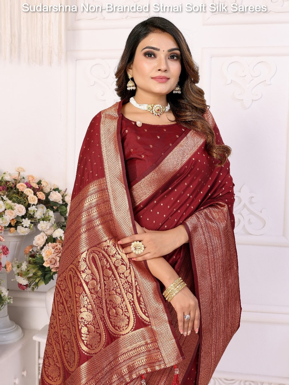 Sudarshna Non-Branded Stmai Soft Silk Sarees