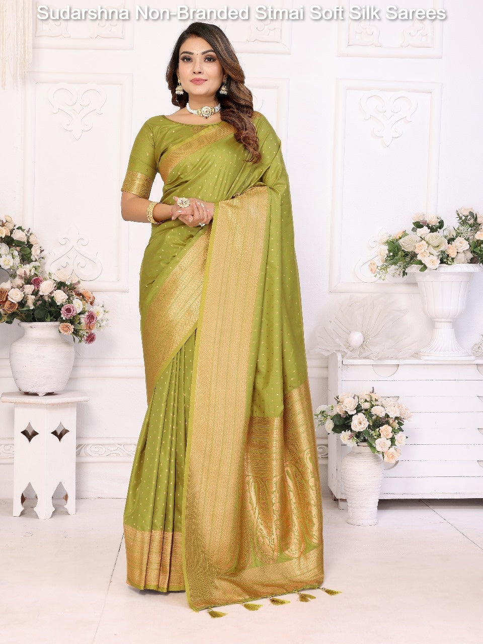 Sudarshna Non-Branded Stmai Soft Silk Sarees
