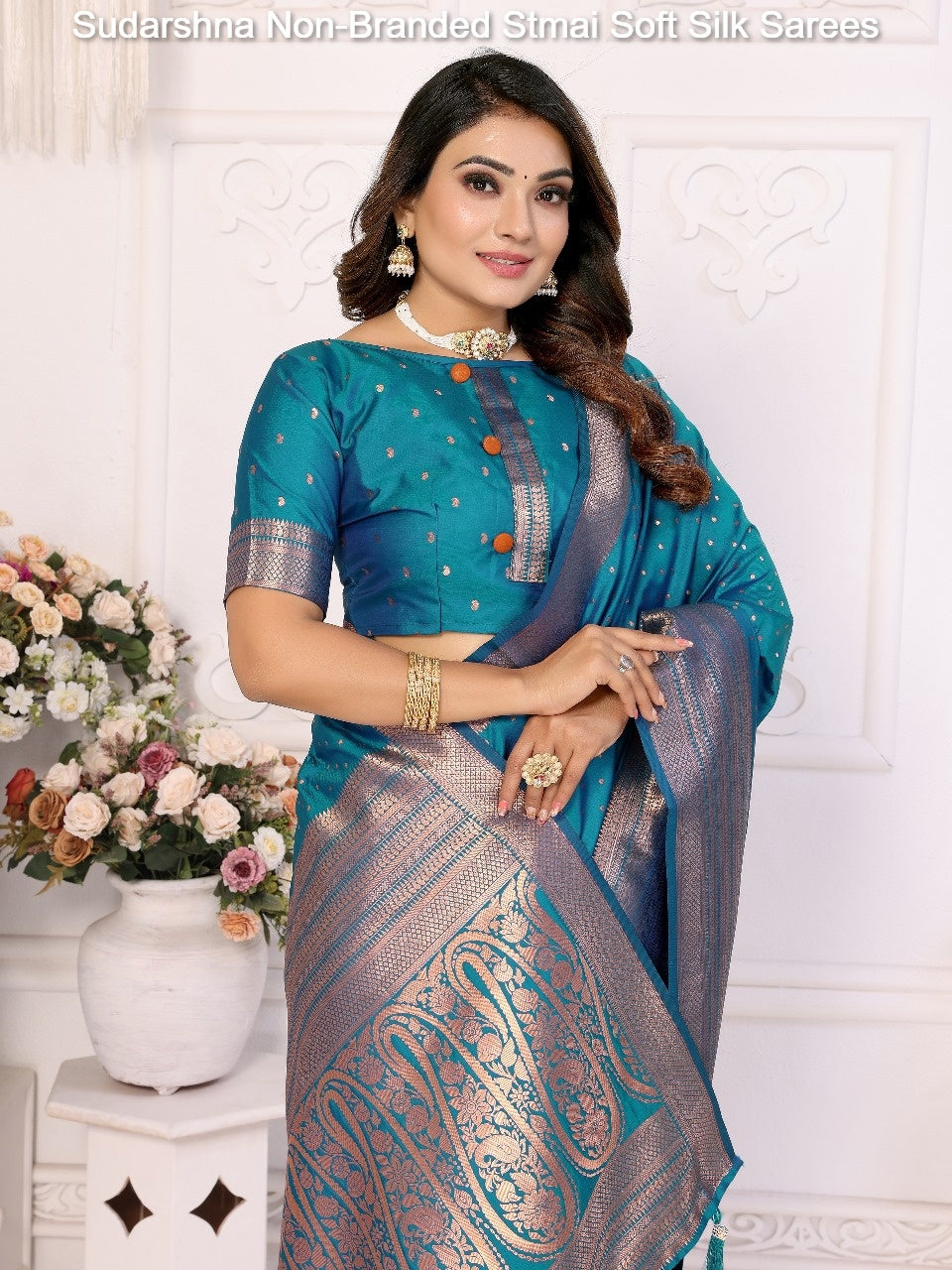Sudarshna Non-Branded Stmai Soft Silk Sarees