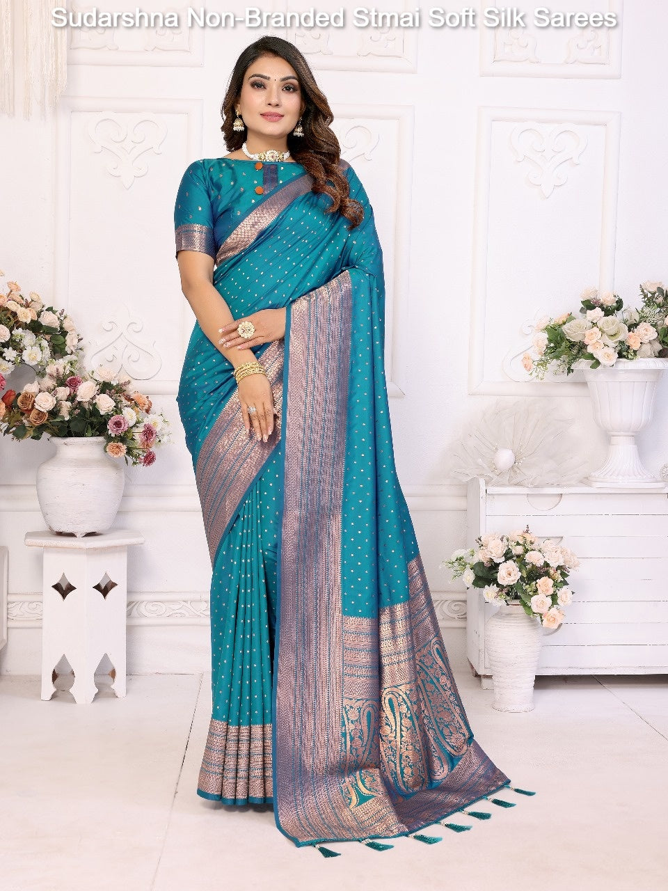 Sudarshna Non-Branded Stmai Soft Silk Sarees