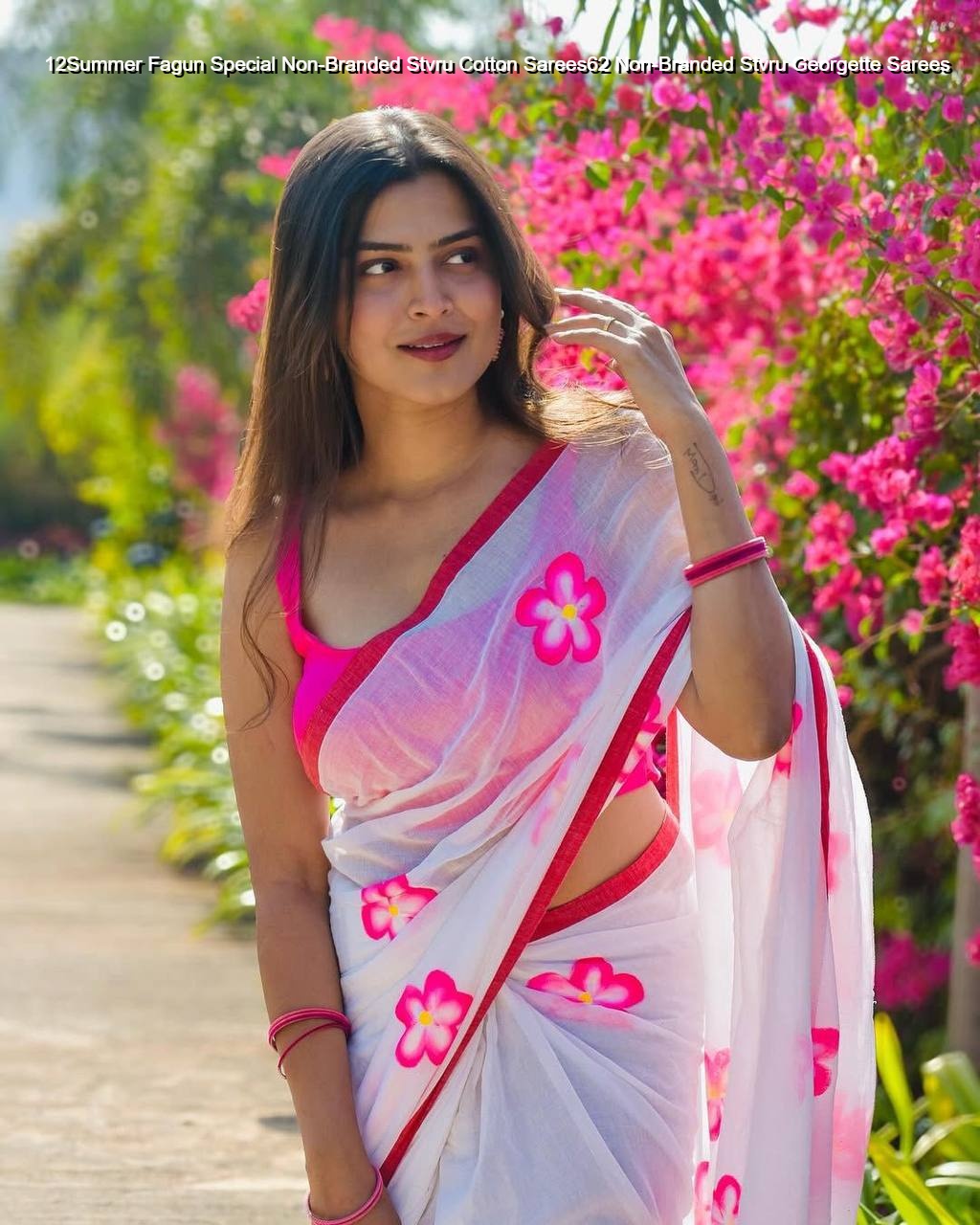 Summer Fagun Special Non-Branded Stvru Cotton Sarees