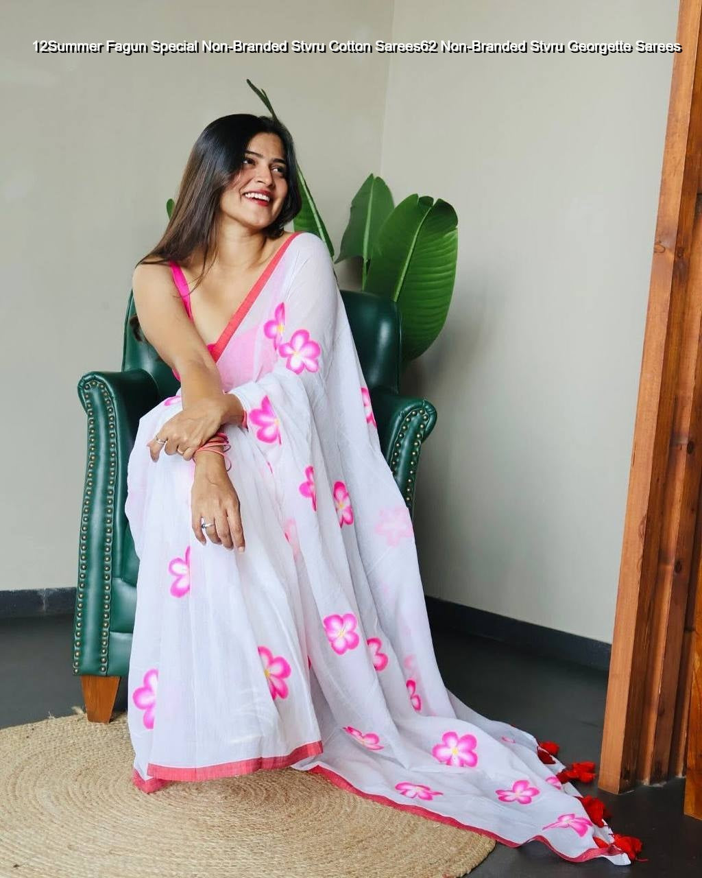 Summer Fagun Special Non-Branded Stvru Cotton Sarees