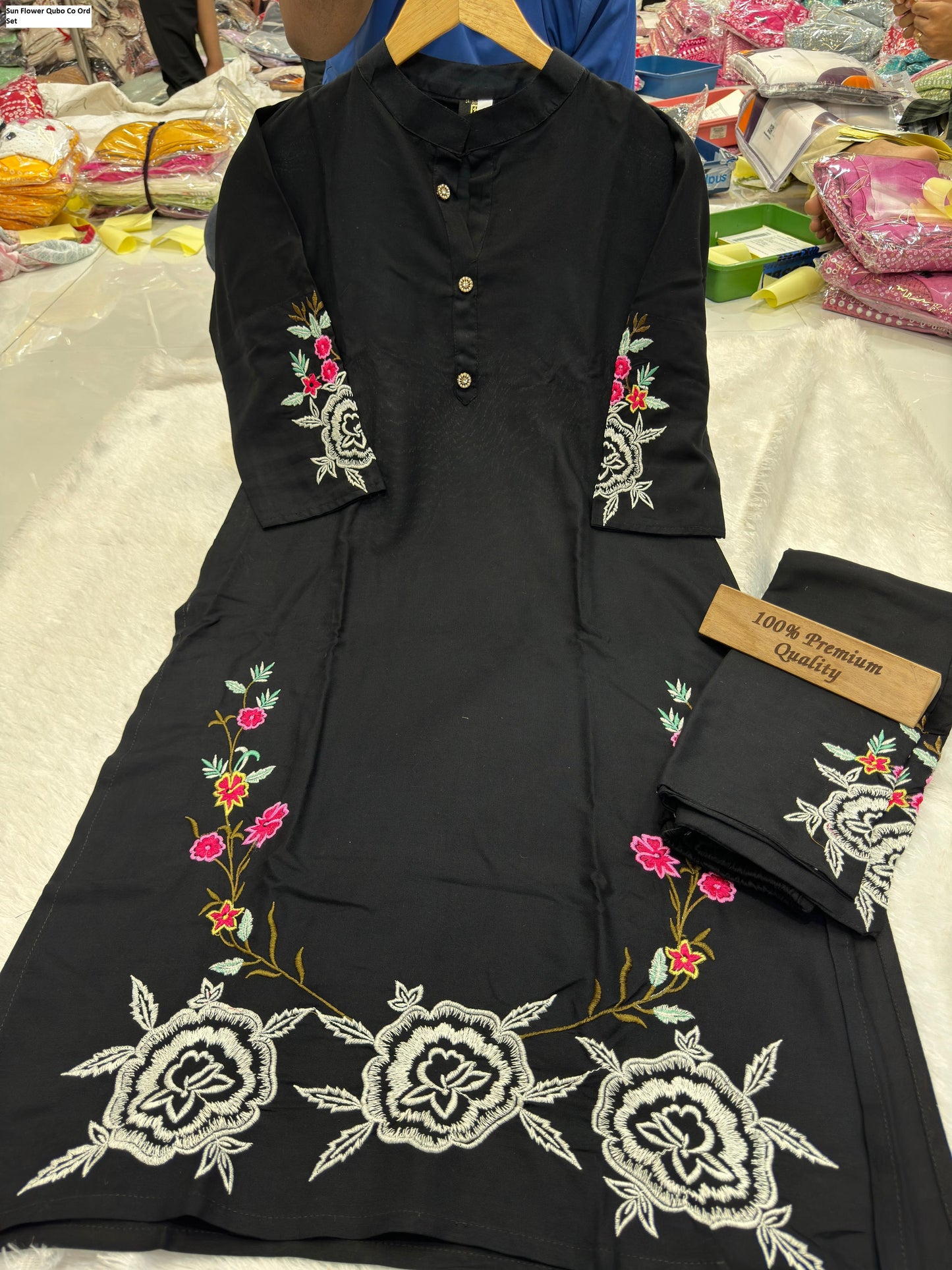 Sun Flower Qubo Co Ord Set