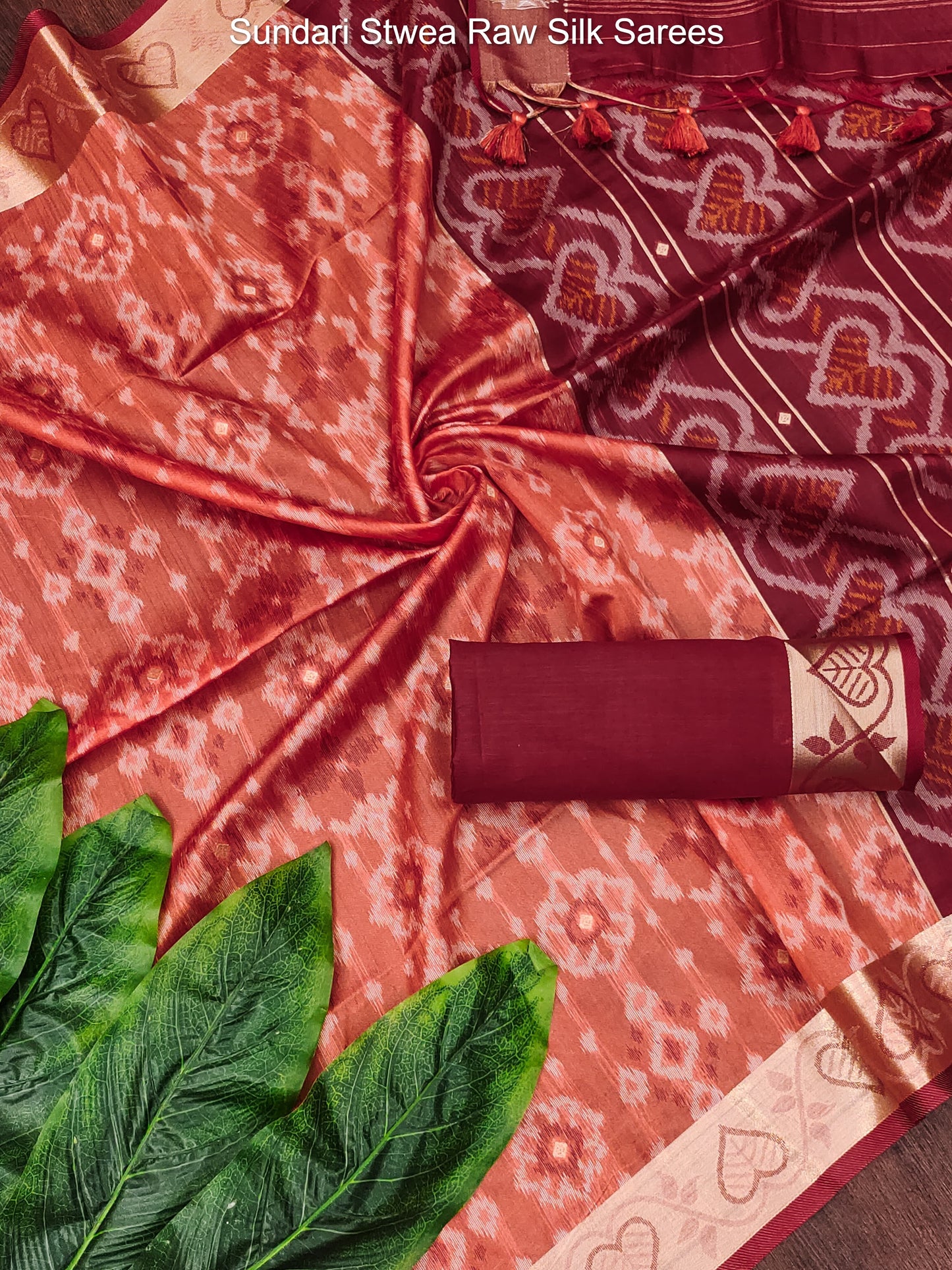 Sundari Stwea Raw Silk Sarees