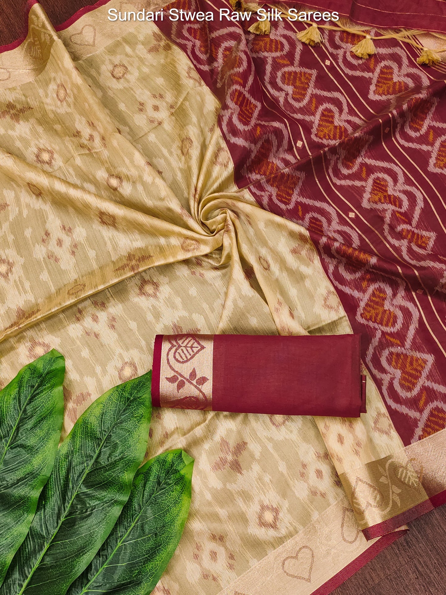 Sundari Stwea Raw Silk Sarees