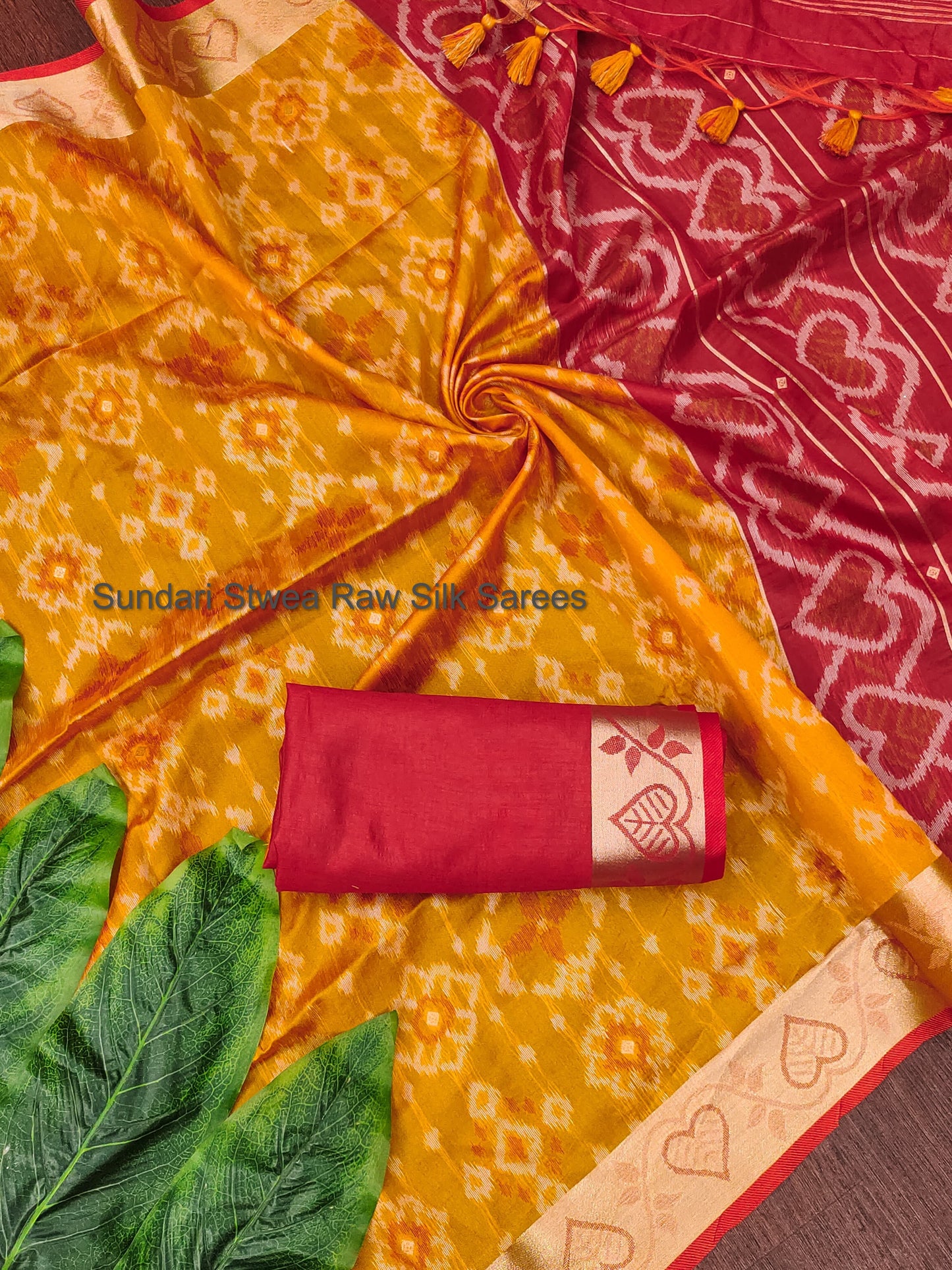 Sundari Stwea Raw Silk Sarees