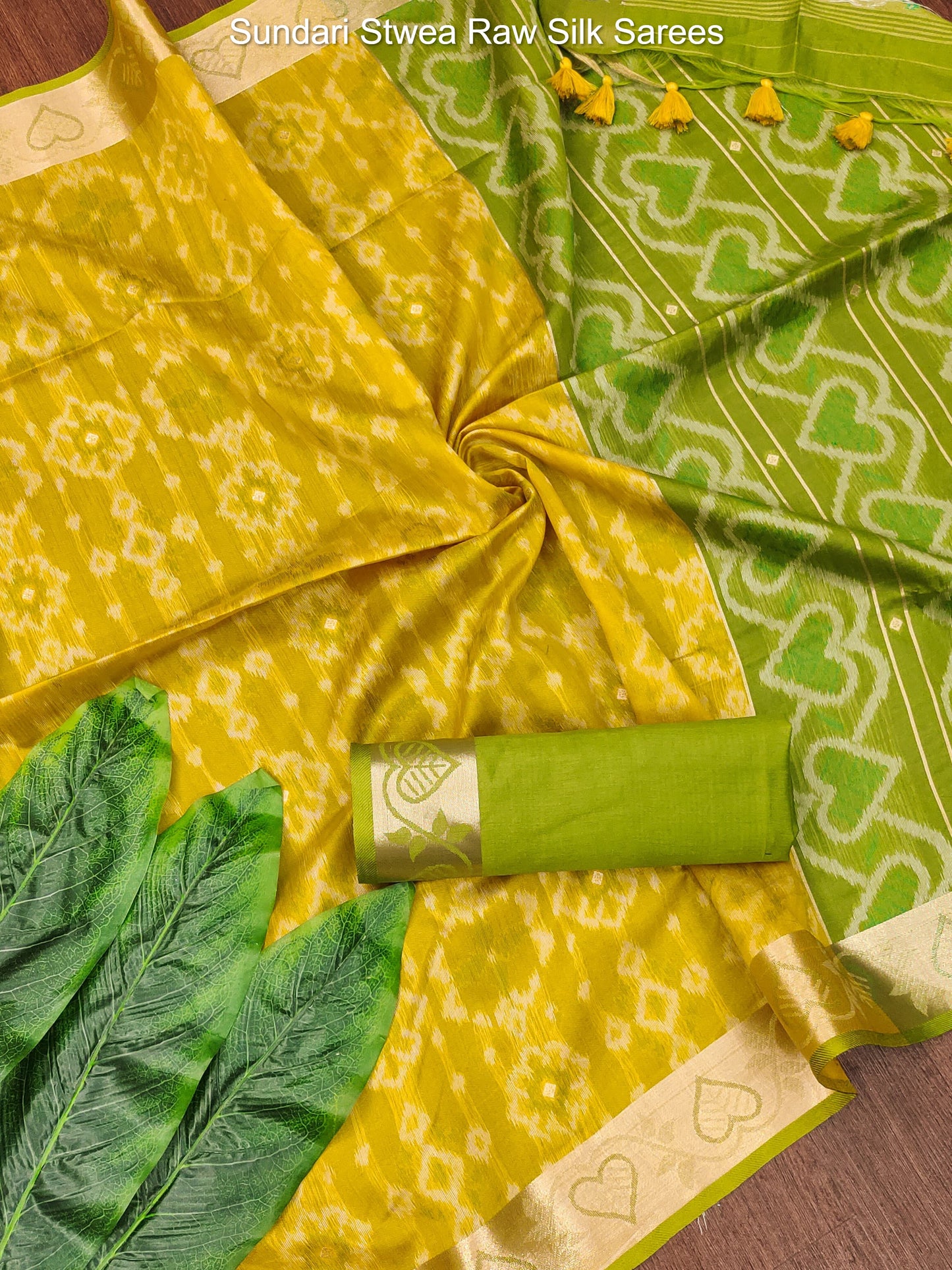 Sundari Stwea Raw Silk Sarees