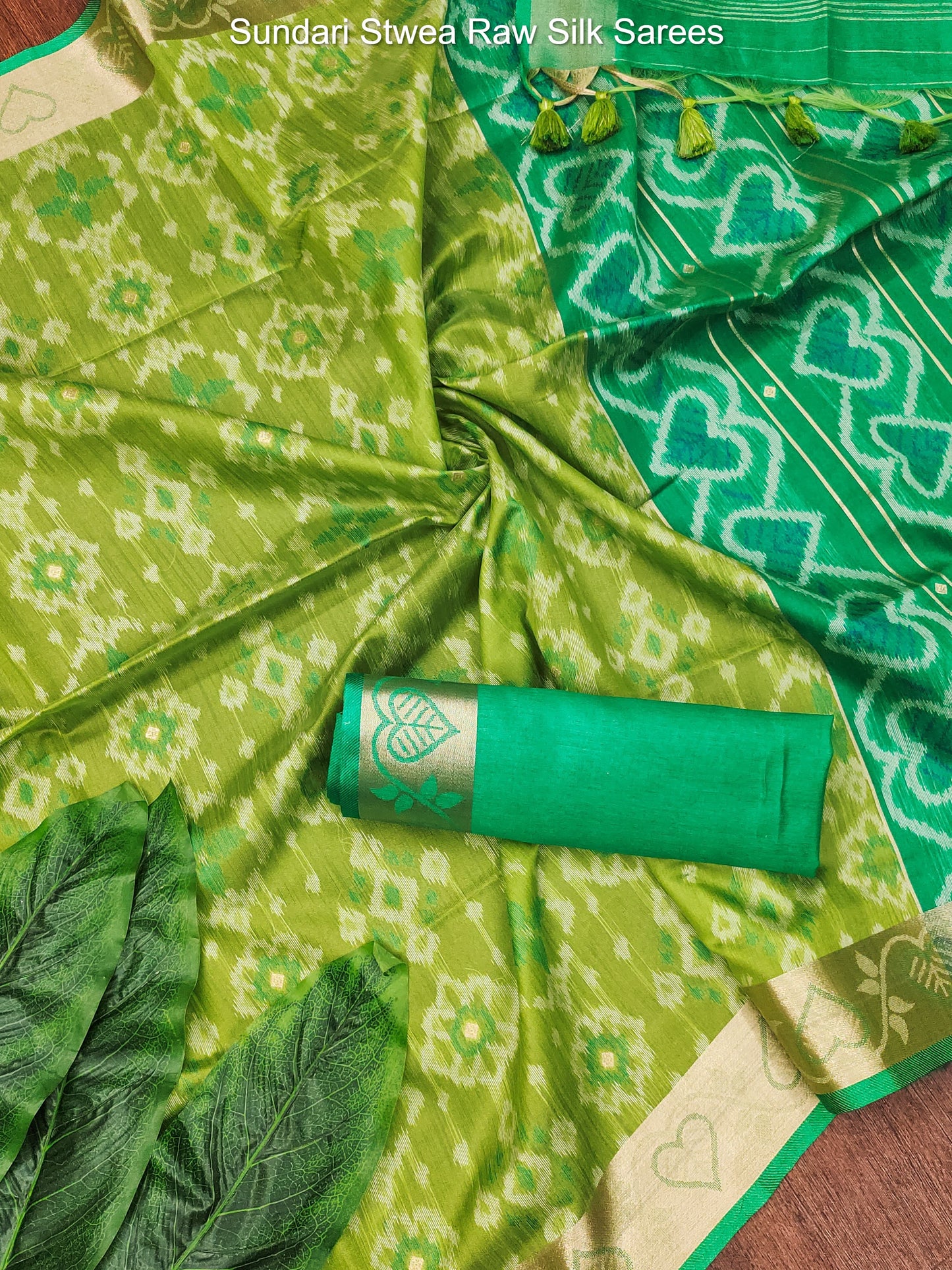 Sundari Stwea Raw Silk Sarees