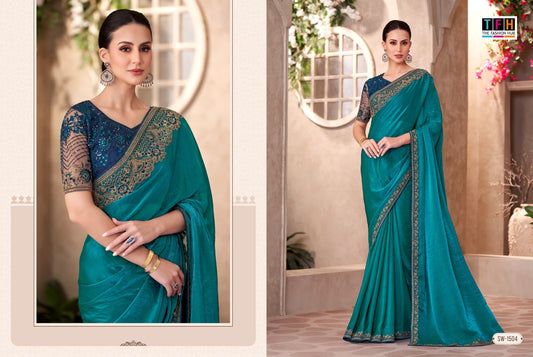 Sw-1504 Sandalwood Vol-15 Tfh Georgette Sarees