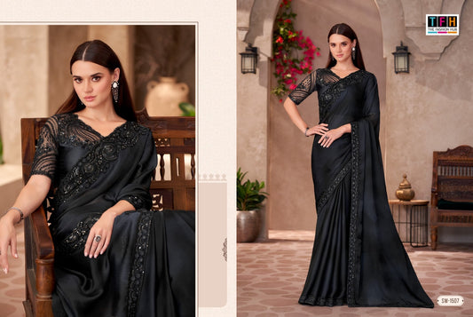 Sw-1507 Sandalwood Vol-15 Tfh Sparkle Sarees