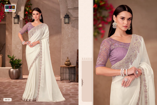 Sw-1511 Sandalwood Vol-15 Tfh Georgette Sarees