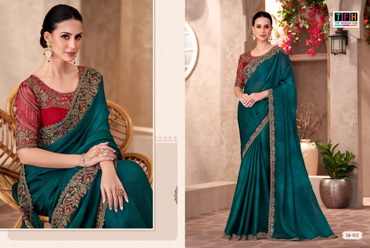 Sw-1512 Sandalwood Vol-15 Tfh Sparkle Sarees